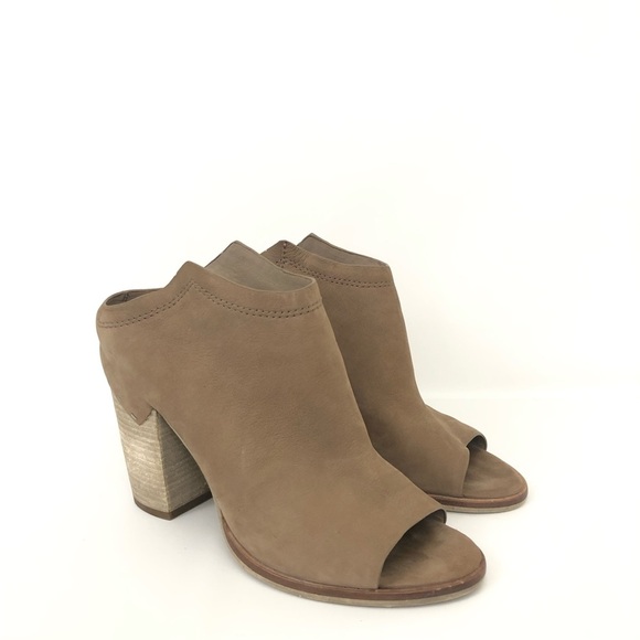 Dolce Vita Size 10 Noa Mules Stacked Heel Booties - Picture 1 of 7